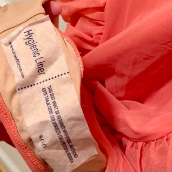 NWT J. Crew Peach One Piece Swimsuit 12D - Picture 4 of 7